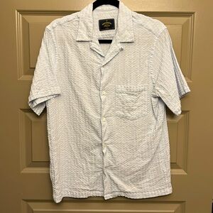 Portuguese Flannel Men’s Seersucker Button Down Shirt